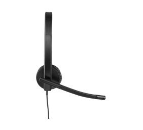 Logitech H570e Mono UC Laidinės ausinės USB-A, Juoda