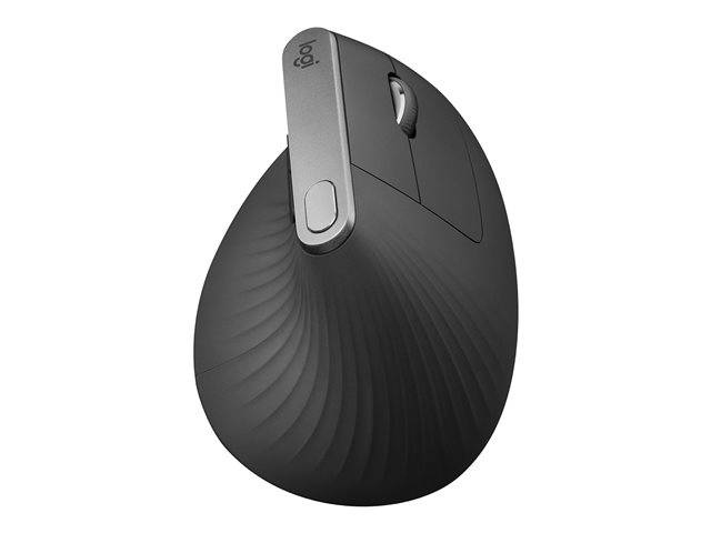 Logitech | Ergonomic Mouse | MX VERTICAL | Wireless | USB, Bluetooth | Graphite