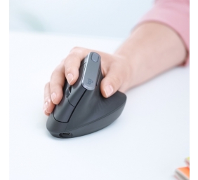 Logitech | Ergonomic Mouse | MX VERTICAL | Wireless | USB, Bluetooth | Graphite