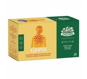 Žolynėlis žolelių arbata Gripus, 30g (1,5x 20)