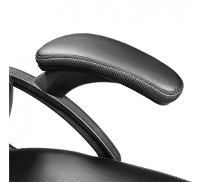 Dirbtinės odos biuro kėdė juoda 