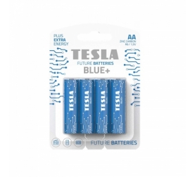 Baterijos Tesla AA Blue+ Zinc Carbon R06 900 mAh (15060420) (4 vnt)