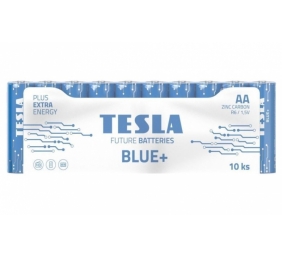 Baterijos Tesla AA Blue+ Zinc Carbon R06 900 mAh 10 (vnt) (15061010)