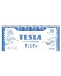Baterijos Tesla AA Blue+ Zinc Carbon R06 900 mAh (24 vnt) (15062410)