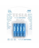 Baterijos Tesla AAA Blue+ Zinc Carbon R03 550 mAh (4 vnt) (15030420)