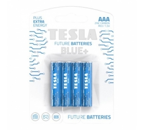 Baterijos Tesla AAA Blue+ Zinc Carbon R03 550 mAh (4 vnt) (15030420)