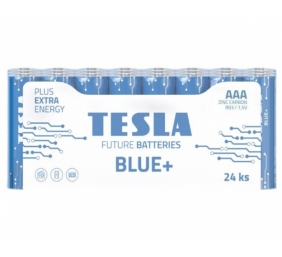 Baterijos Tesla AAA Blue+ Zinc Carbon R03 550 mAh (24 vnt) (15032410)