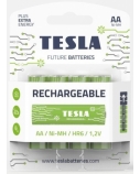 Baterijos Tesla AA Rechargeable+ HR06 2400 mAh (4 vnt) (16060421)