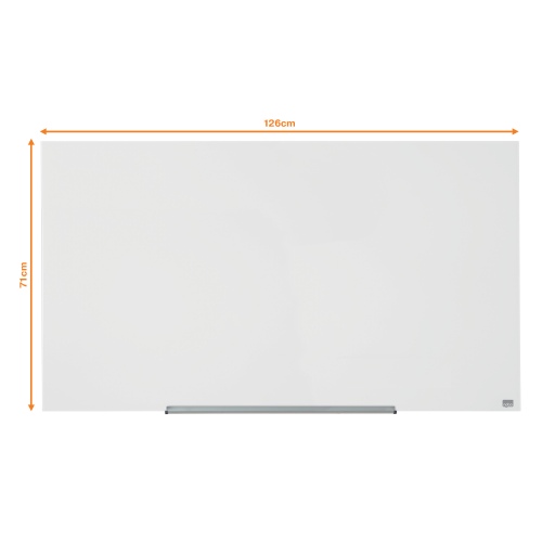 Stiklinė balta magnetinė lenta Glass Nobo Widescreen 57