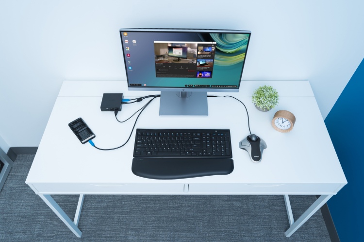 Kensington Orbit Optical Trackball Laidinė pelė su rutuliniu manipuliatoriumi, Sidabrinė