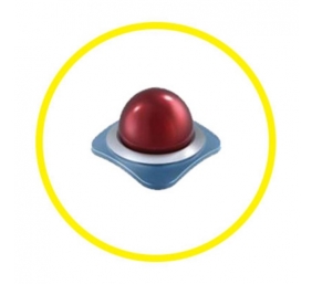 Kensington Orbit Optical Trackball Laidinė pelė su rutuliniu manipuliatoriumi, Sidabrinė