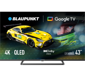 Blaupunkt QLED TV | 43QBG6000S | 43 | Smart TV | Google TV | Black