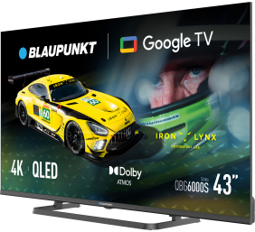 Blaupunkt QLED TV | 43QBG6000S | 43 | Smart TV | Google TV | Black