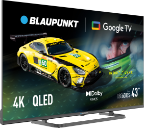 Blaupunkt QLED TV | 43QBG6000S | 43 | Smart TV | Google TV | Black