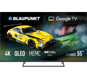 Blaupunkt QLED TV | 55QBG6000S | 55 | Smart TV | Google TV | Black