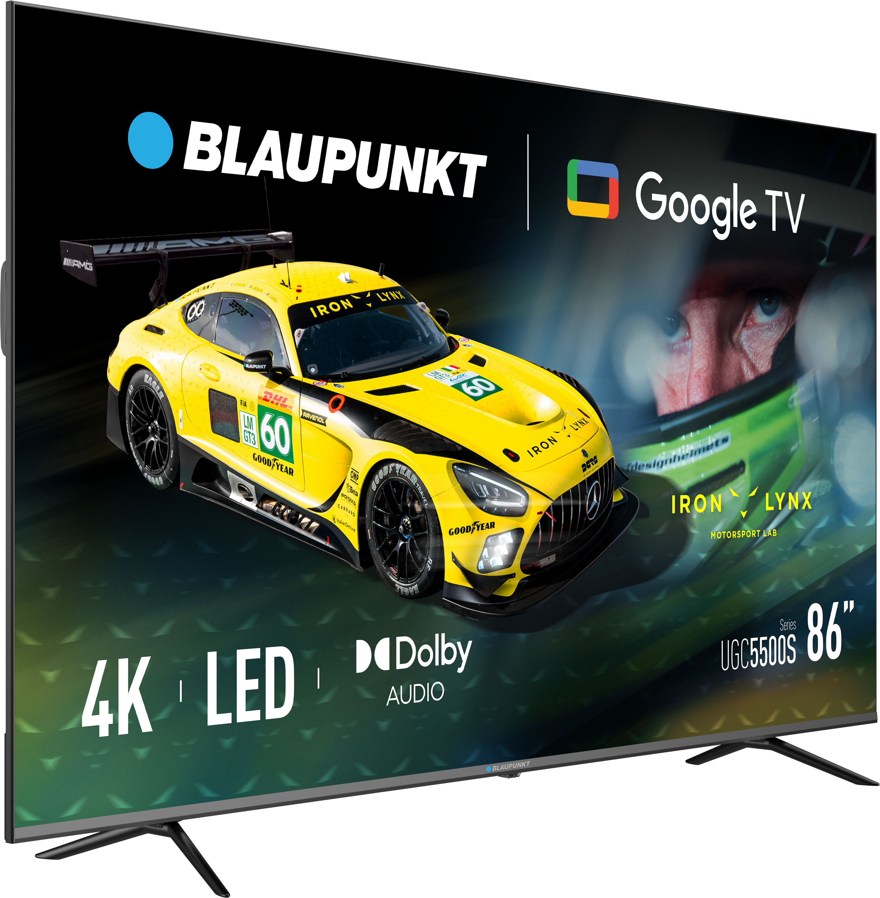 Blaupunkt LED TV | 86UGC5500S | 86 | Smart TV | Google TV | UHD | Black