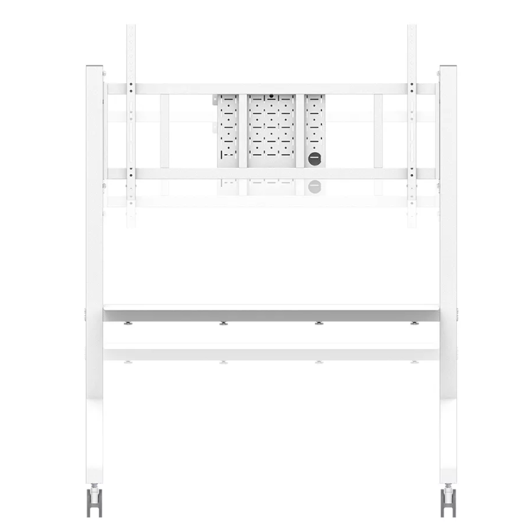 Neomounts Floor stand | FL50-575WH1 TV trolley | Adjustable Height | 65-110 " | Maximum weight (capacity) 125 kg | White