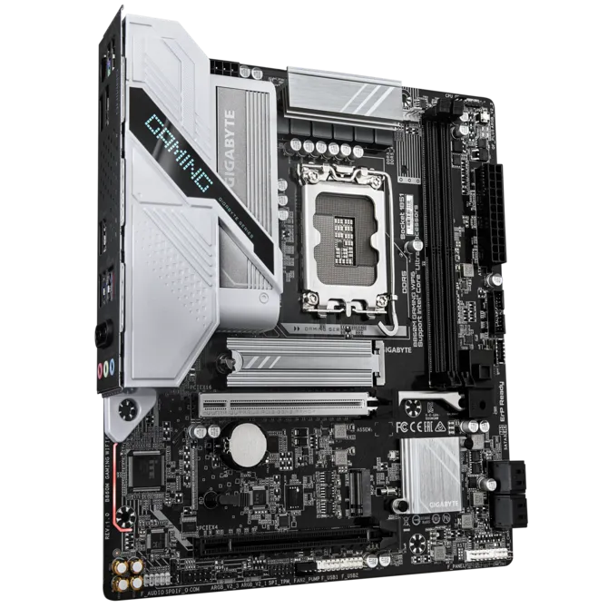 Gigabyte B860M GAMING WIFI6 | Processor family Intel | Processor socket LGA1851 | DDR5 | Supported hard disk drive interfaces M.2, SATA | Number of SATA connectors 4
