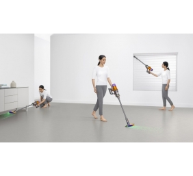 Dyson V12 Detect Slim Absolute (2023) Belaidis dulkių siurblys, Nickel/Yellow (SPEC)