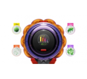 Dyson V12 Detect Slim Absolute (2023) Belaidis dulkių siurblys, Nickel/Yellow (SPEC)