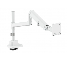 Digitus Desk Mount | DA-90476 Single Monitor Mount | Height, tilt, pivot, rotation, depth | 57 " | Maximum weight (capacity) 27 kg | White