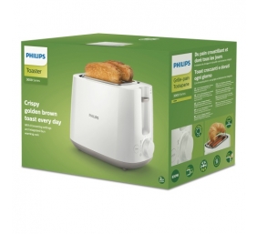 Philips | Toaster | HD2581/00 Daily Collection | Power  760-900 W | Number of slots 2 | Housing material Plastic | White