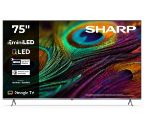 Sharp 4K QLED TV | 75JP7265E | 75 | Smart TV | Google TV | UHD