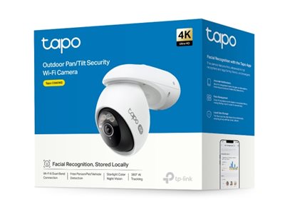 TP-LINK Pan/Tilt Security Wi-Fi Camera | Tapo C560WS | Dome | 8 MP | 4mm/F1.6 | H.264 | Micro SD, Max. 512 GB
