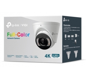 TP-LINK | VIGI 8MP Full-Color Network Camera | InSight S485 | Turret | 8 MP | 2.8mm | IP67 | H.265+ | Micro SD, Max. 512 GB