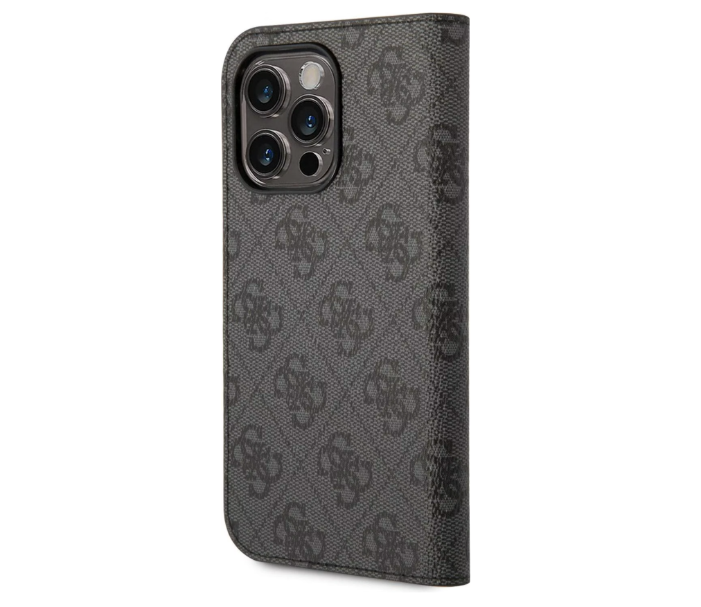 GUESS | Book Case | Apple | iPhone 14 Pro Max | Rubber/Silicone | Black