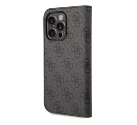 GUESS | Book Case | Apple | iPhone 14 Pro Max | Rubber/Silicone | Black