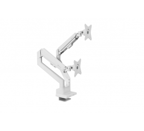 Arozzi Desk Mount | Neo Duo - Gas Spring Monitor Arm AZ-ALZARE-NEO-DUO-WT | Tilt, Swivel, Rotation | Maximum weight (capacity) 9 kg | White