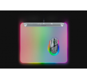 Razer RGB Gaming Mouse Mat | Firefly V2 Pro | Phantom White Edition