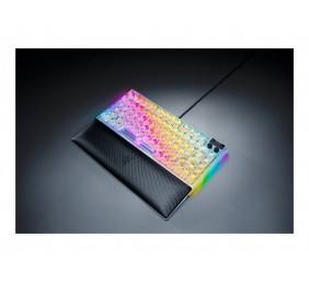 Razer Hot-swappable Mechanical Gaming Keyboard | BlackWidow V4 75% | Gaming Keyboard | Wired | US | Phantom White Edition | USB Type-C | Razer Mechanical Switches (Tactile)