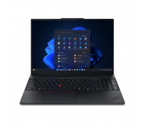 Lenovo ThinkPad E16 Gen 3 Core™ 7 240H 512GB SSD 16GB 16" (1920x1200) WIN11 Pro ECLIPSE BLACK Backlit Keyboard FP Reader 1-year on-site warranty.