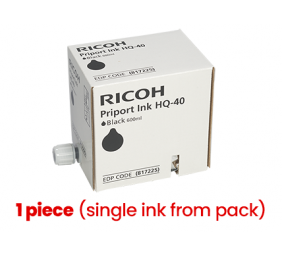 Ricoh Priport HQ-40 (817225) Rašalinė kasetė, Juoda (1 vnt)