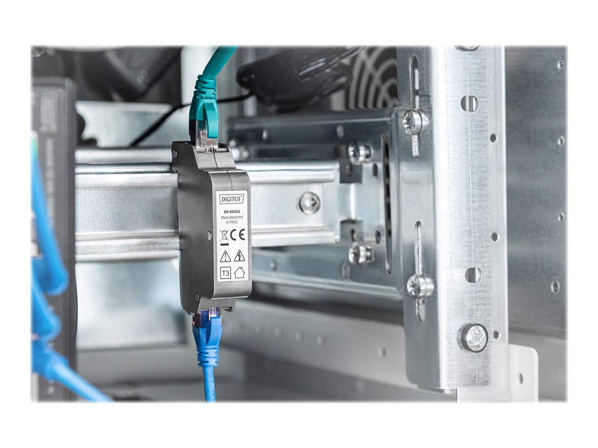 Digitus | PoE surge protector, RJ45 | DN-95421 | Sockets quantity 1