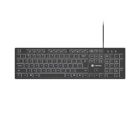 Natec | Herring Glow | Keyboard | Wired | US | Black | USB-A