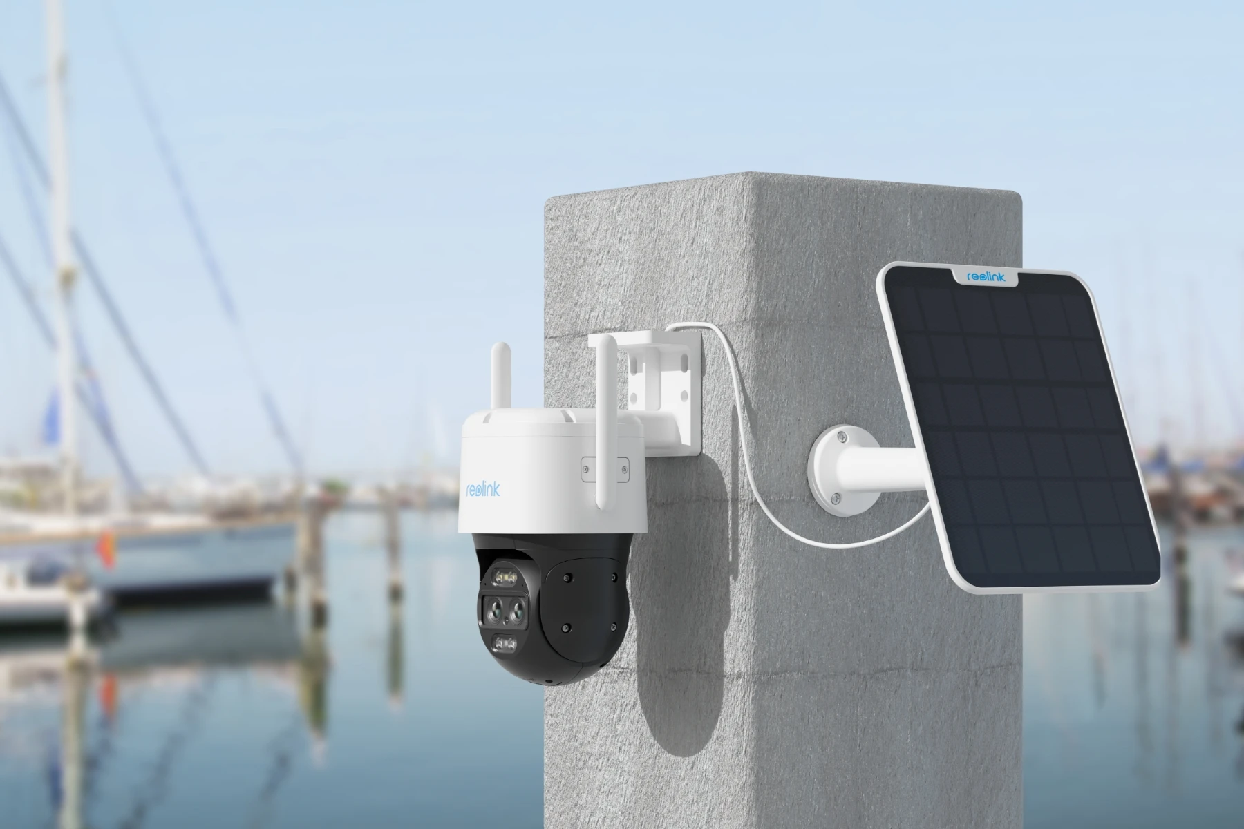 Reolink 4G LTE Dual-Lens Battery Security Camera | Trackmix Series G770 Camouflage | PTZ | 8 MP | F2.8mm/F1.6, F8mm/F1.6 | IP65 | H.264/H.265 | Micro SD, Max. 128 GB