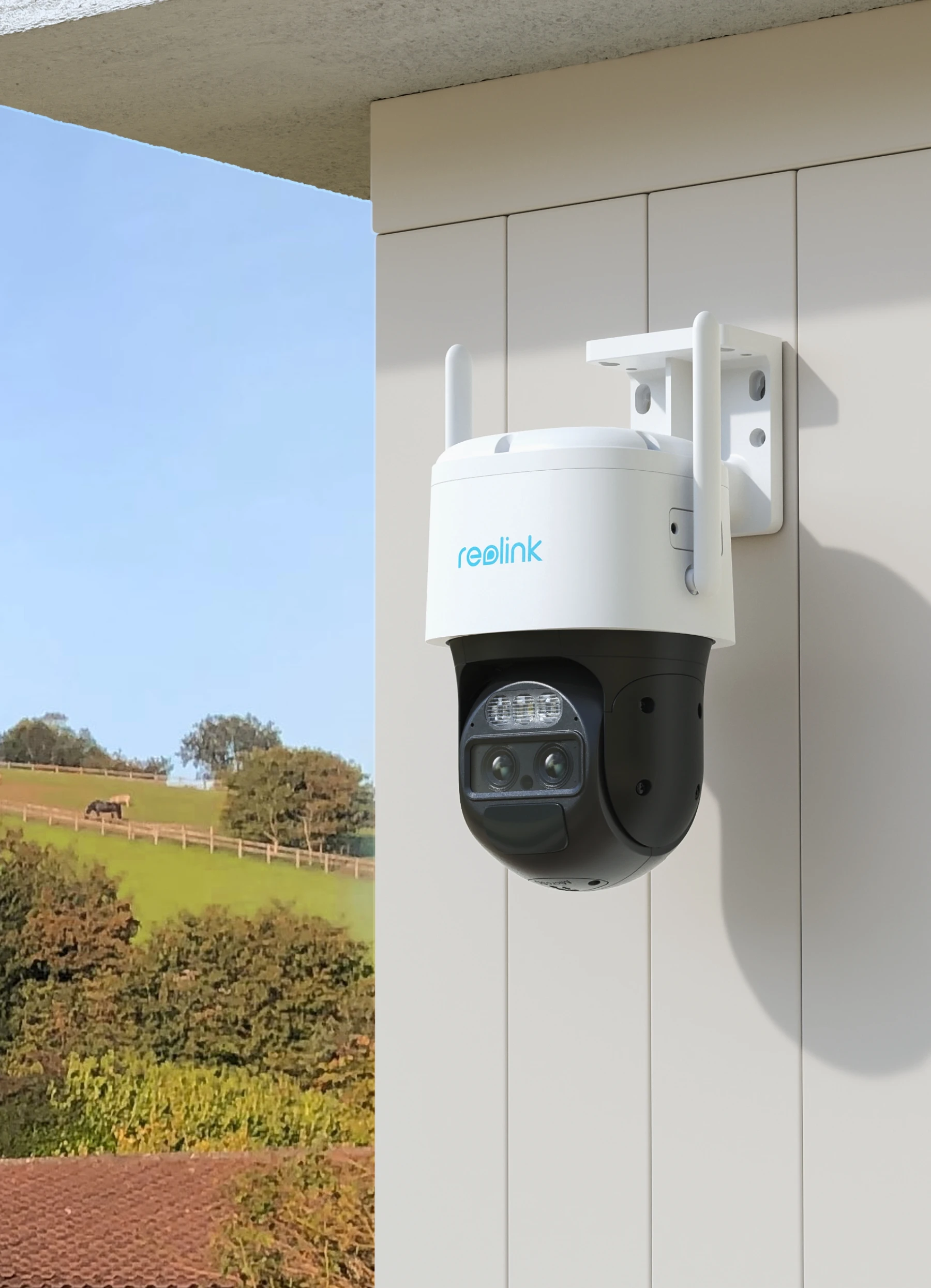 Reolink 4G LTE Dual-Lens Battery Security Camera | Trackmix Series G770 Camouflage | PTZ | 8 MP | F2.8mm/F1.6, F8mm/F1.6 | IP65 | H.264/H.265 | Micro SD, Max. 128 GB