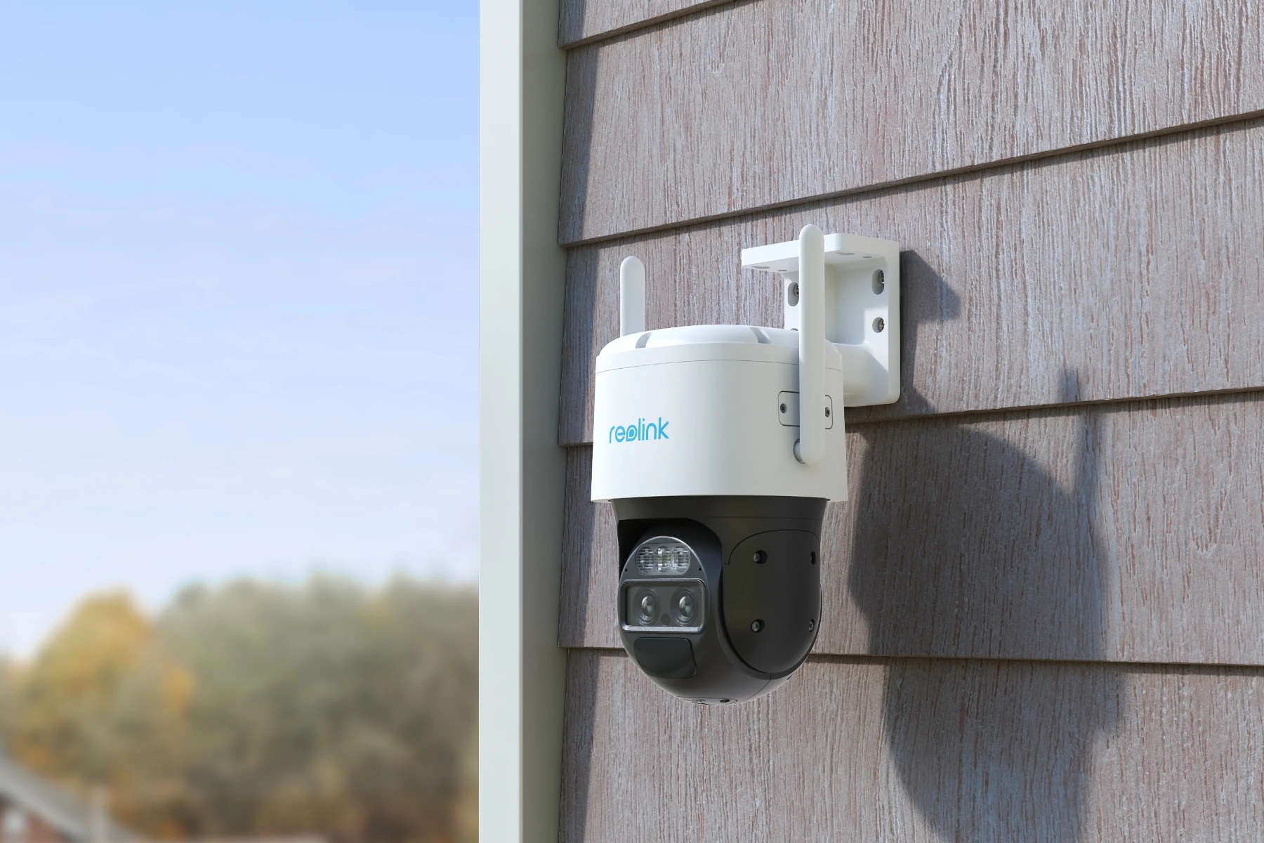 Reolink 4G LTE Dual-Lens Battery Security Camera | Trackmix Series G770 Camouflage | PTZ | 8 MP | F2.8mm/F1.6, F8mm/F1.6 | IP65 | H.264/H.265 | Micro SD, Max. 128 GB