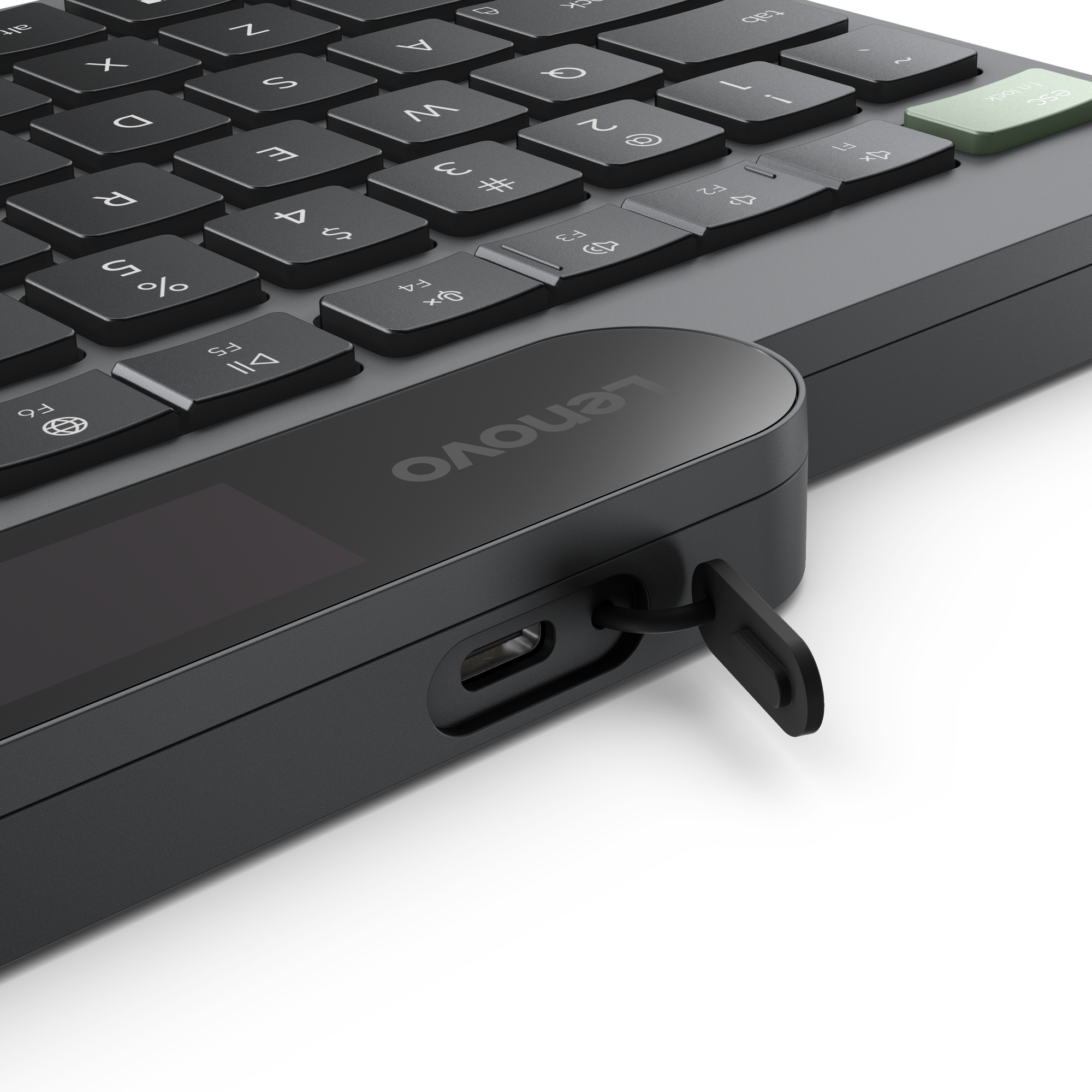 Lenovo | Self-Charging | Keyboard | Bluetooth | Estonian | Black