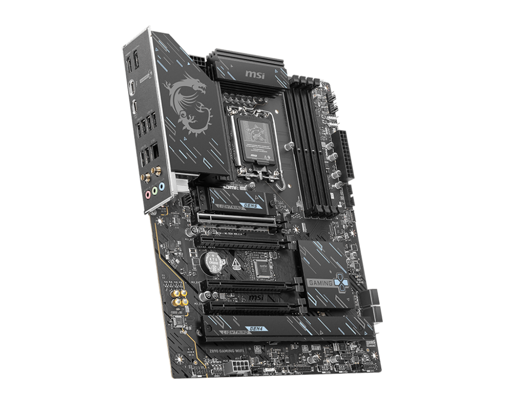 MSI Z890 GAMING WIFI | Processor family Intel | Processor socket LGA1851 | DDR5 | Supported hard disk drive interfaces M.2, SATA | Number of SATA connectors 4