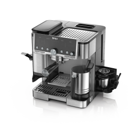 NINJA | Coffee Maker | ES701EU Luxe Café Pro | Pump pressure 9 bar | Built-in milk frother | Ground | 1650 W | Black/Stainless Steel