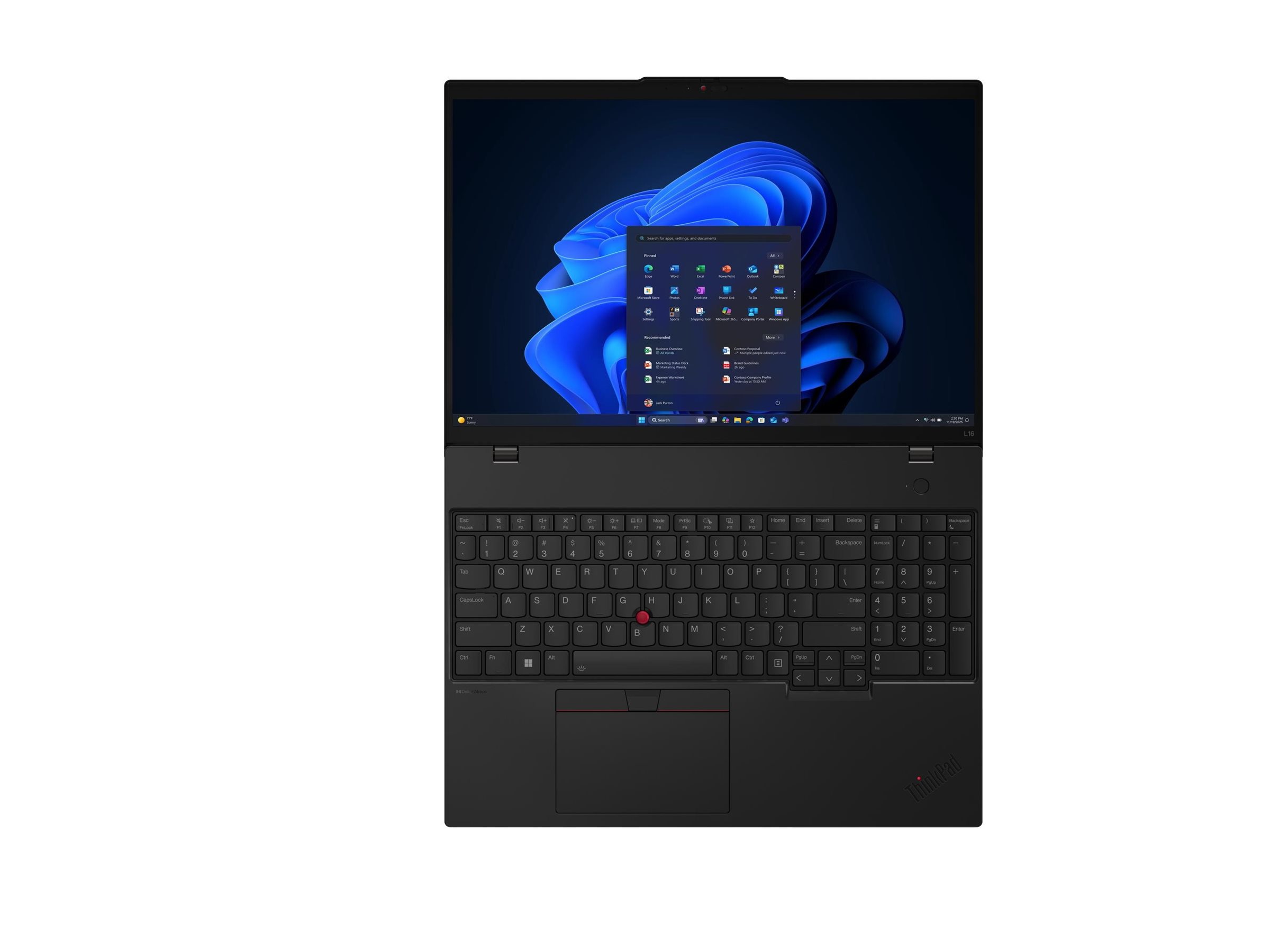 Lenovo ThinkPad L16 G2 AMD | Black | 16 " | IPS | WUXGA | 1920 x 1200 pixels | Anti-glare | AMD Ryzen 7 PRO | 250 | 16 GB | SODIMM DDR5 | Solid-state drive capacity 512 GB | AMD Radeon 780M Graphics | Windows 11 Pro | 802.11be | Bluetooth version 5.4 | LT