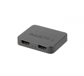 Lanberg Splitter video HDMI to 2X HDMI 4K, USB-C Port, Black | SPV-HDMI-1002