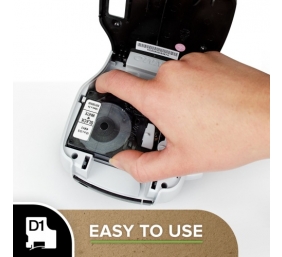 Dymo 45808 (S0720880) D1 Etikečių juostelė 19mm x 7m, Black on Yellow