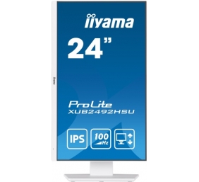iiyama ProLite XUB2492HSU-W6 Monitorius 24'' IPS FHD 1920x1080 0.4 ms 250 cd/m2 100 Hz, Balta (SPEC)