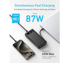 Anker Power Bank 65W | A1383H11 | 20000 mAh | Black