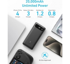 Anker Power Bank 65W | A1383H11 | 20000 mAh | Black